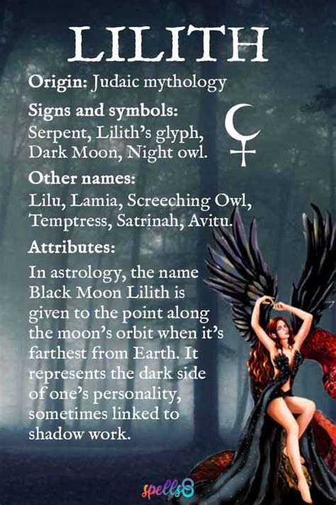 dark goddesses names